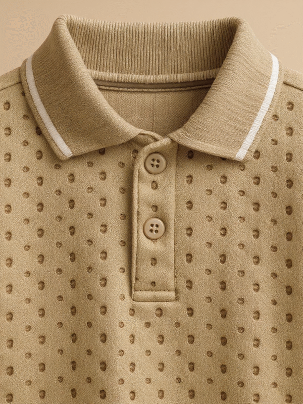 Brown Polo t-shirt - Image 4
