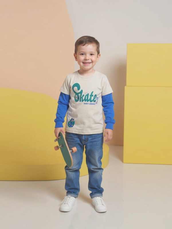 "Skate" full sleeve boys sweatshirt
