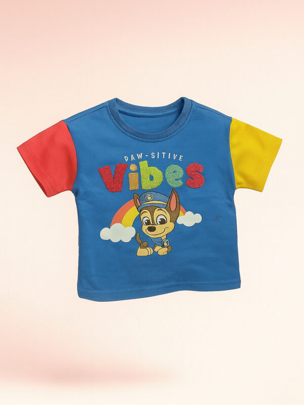 paw-sitive VIBES multi color tshirt