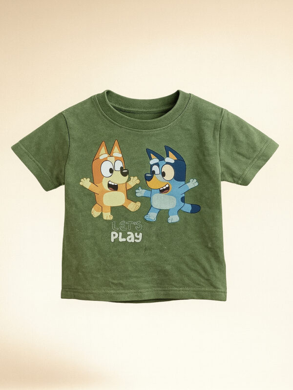 Green Lets play tshirt - Image 2