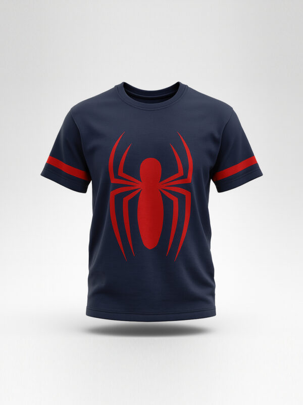 Navy Boys spiderman tee - Image 3