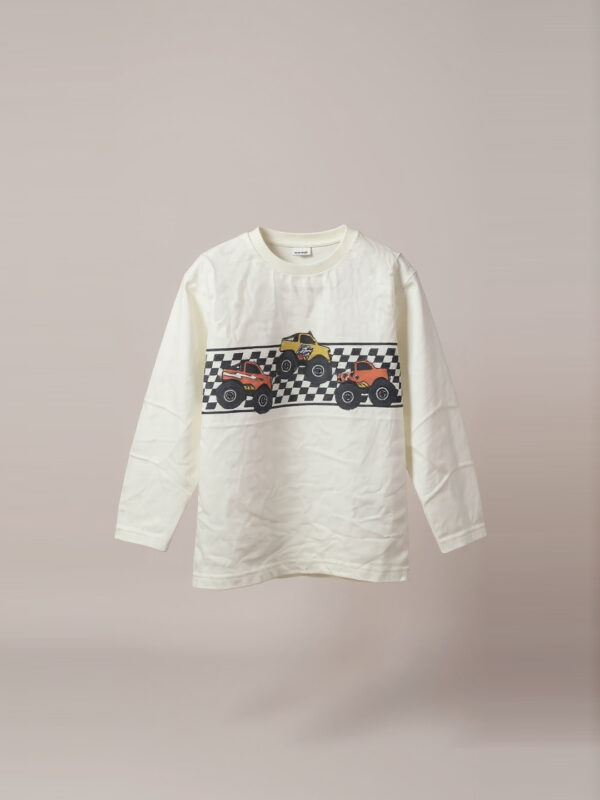 White full sleeve boys sweatshirt - Image 2