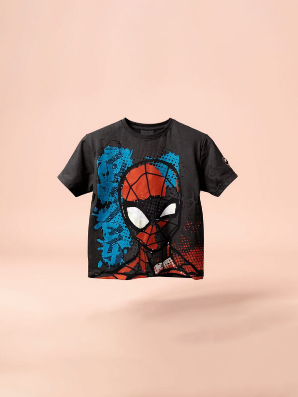 Boys grey spiderman tee - Image 2
