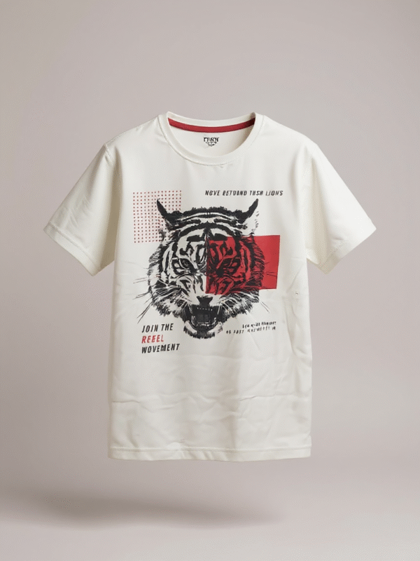 White tiger boys tshirt