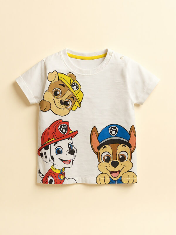 Paw patrol boys white tee - Image 2