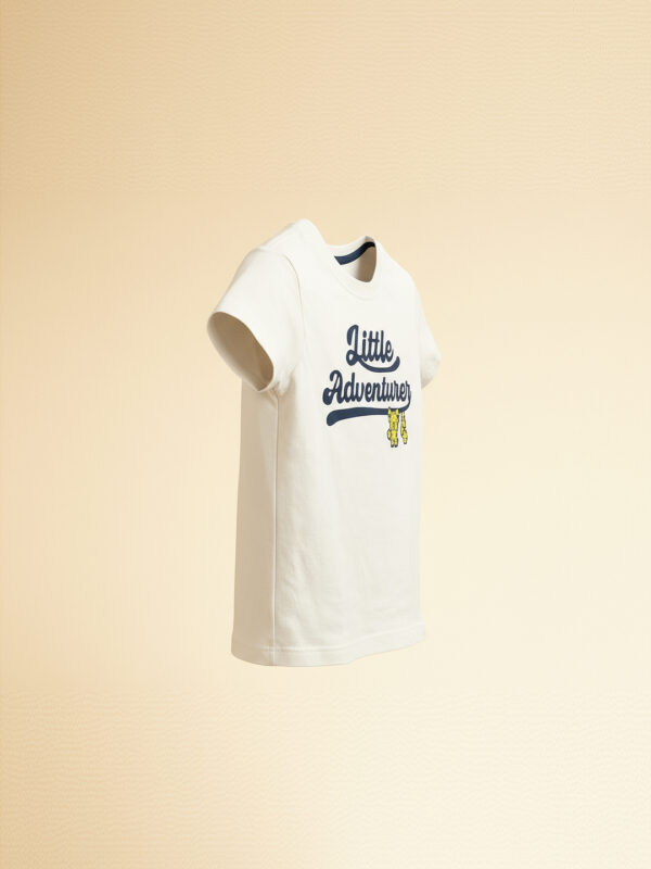 Little adventurer boys White tee - Image 3