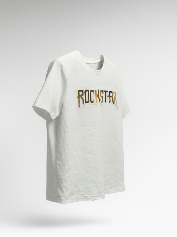 White rockstar boys half sleeve tee - Image 4