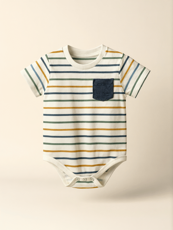 Striped baby newborn rompers