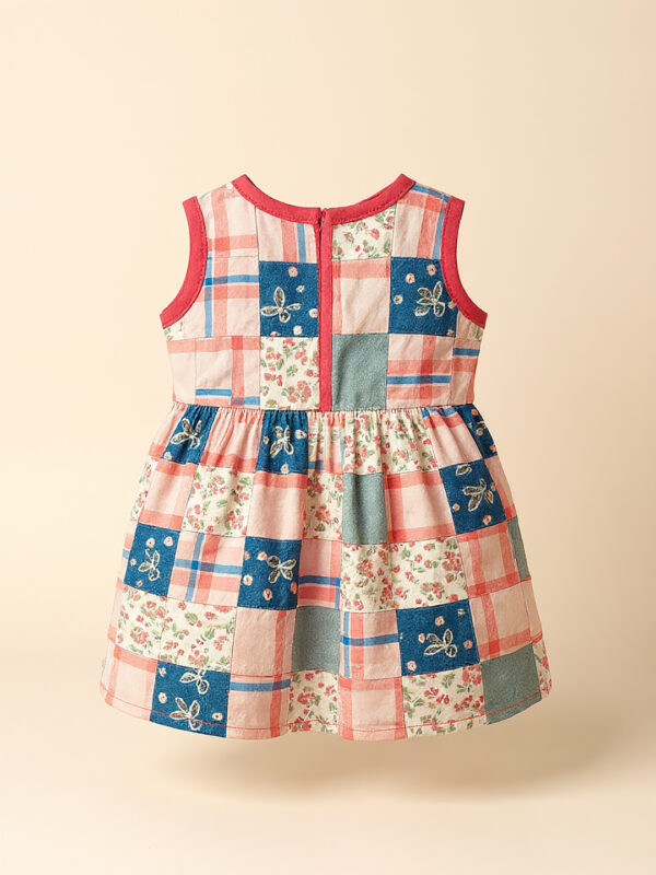 Girls multicolored frock - Image 4