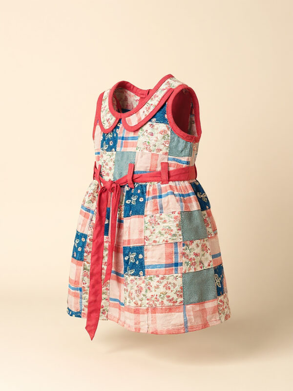 Girls multicolored frock - Image 3