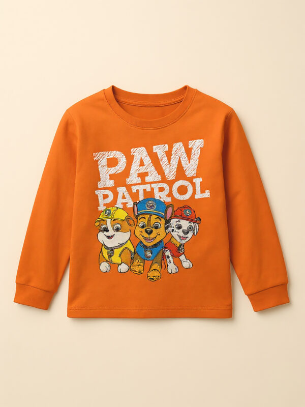 Paw Patrol orange boys tee