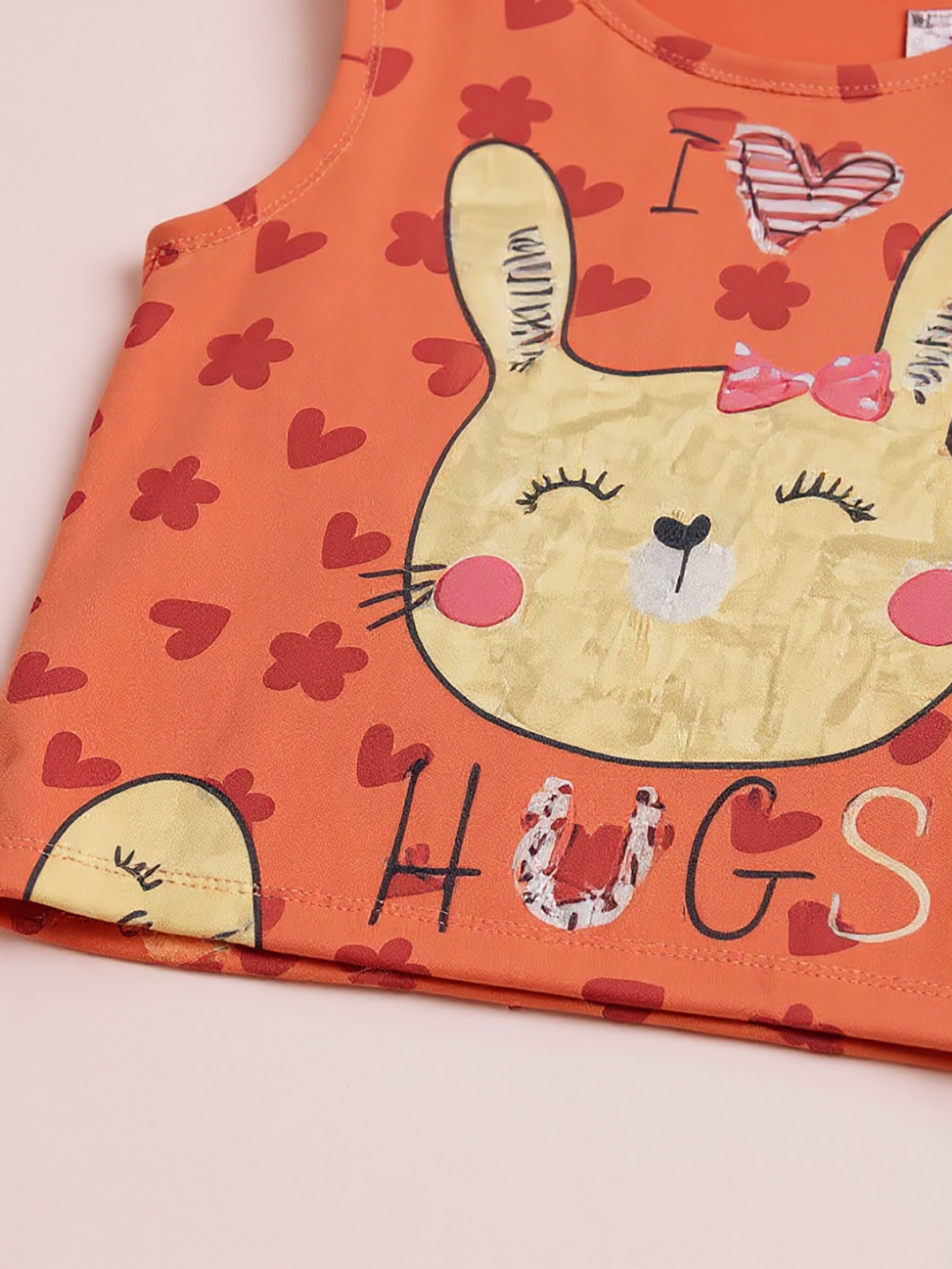 Peach sleeveless girls top - Image 3