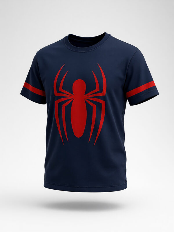Navy Boys spiderman tee - Image 2