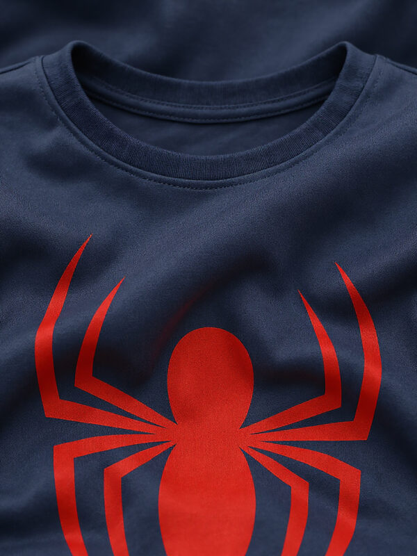 Navy Boys spiderman tee - Image 4