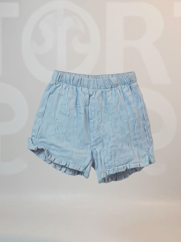 Sky blue girls shorts - Image 3