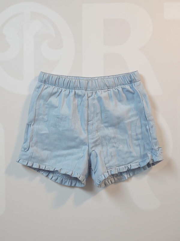Sky blue girls shorts - Image 4