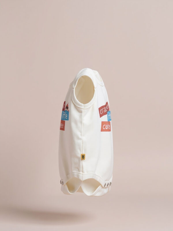 Crazy little no sleeve baby romper - Image 3