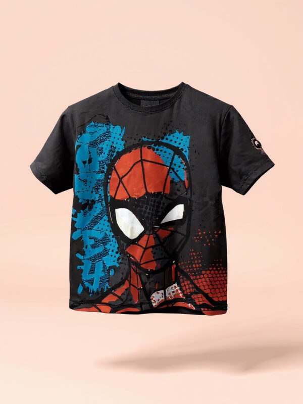 Boys grey spiderman tee