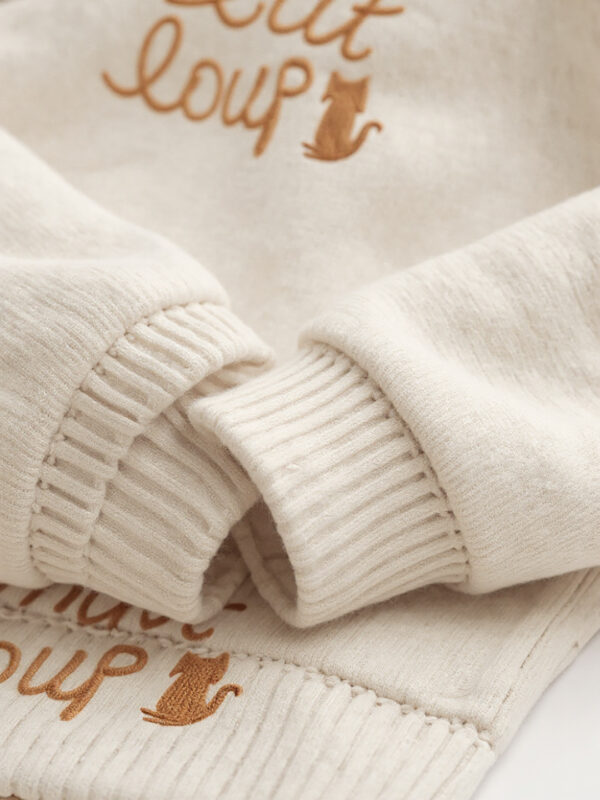 White full sleeve kids sweatshirt - Image 3