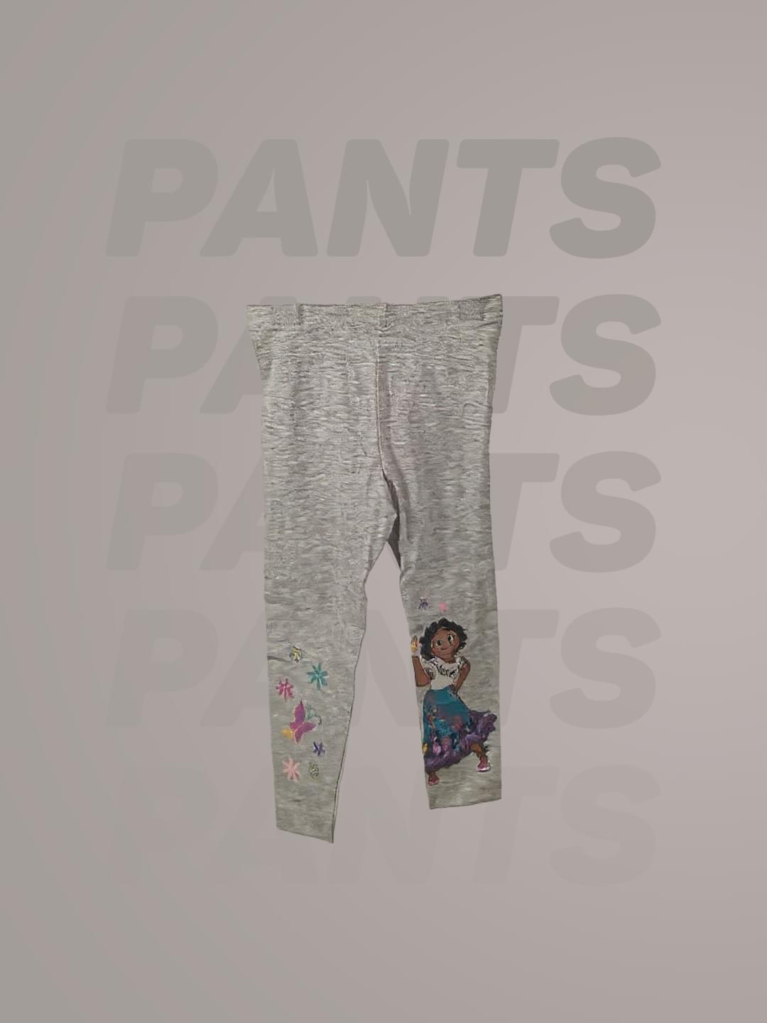 Gray girls "moana" Leggings